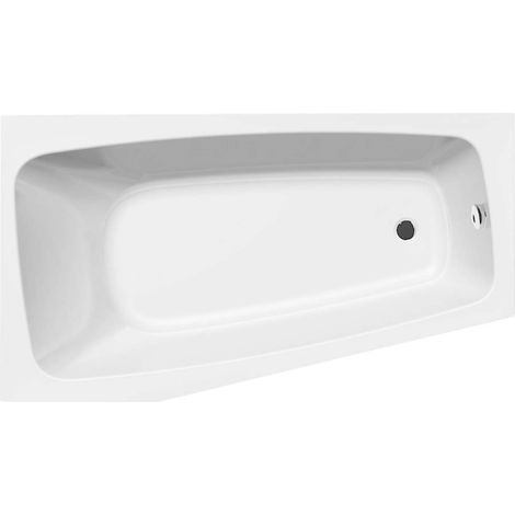 Aqualine Vasche da bagno - Vasca asimmetrica Berounka, 160x90x42 cm, sinistra, bianco A1690