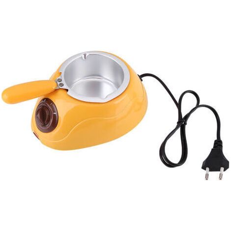 royaluxe-Pot de fusion électrique pour chocolat et bonbons, outil de cuisine avec ensemble de moules pour faire soi-même (jaune) (1/5)