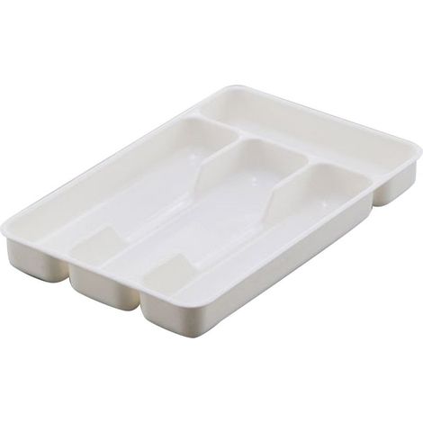 Boîte de rangement pour couverts, plateau de rangement pour ustensiles de cuisine et accessoires, organisateur, rangement de pièce (1/5)