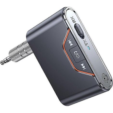 BT-107 Bluetooth 5.4 Audio-Empfänger-Sender für Auto, Flugzeug, Mini-Laptop, 3,5-mm-Klinkenanschluss mit Mikrofon. (1/5)