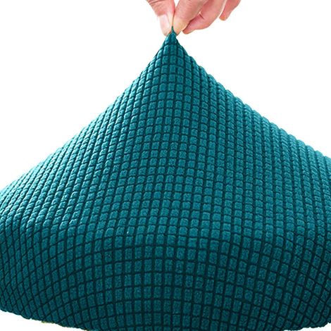Housse de chaise élastique extensible en polyester, coussin rond lavable pour tabouret, pour la maison - (1/5)
