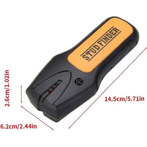 Rilevatore di montanti a parete, scanner per cavi CA, sensore di rilevamento TS78B con indicatore luminoso LCD e allarme acustico per cavi e tubi metallici resistenti in uso, 1 pezzo (1/5)