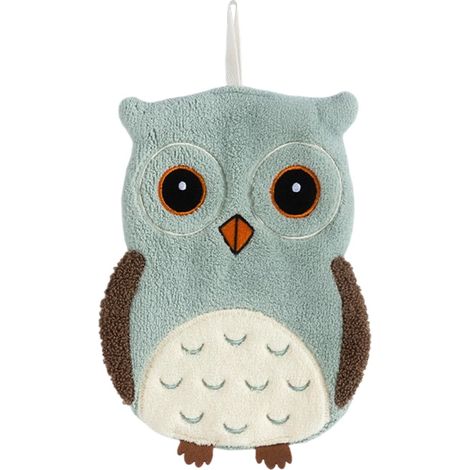 Hand Towel for Bathroom Owl Shaped Hanging Towel Kitchen