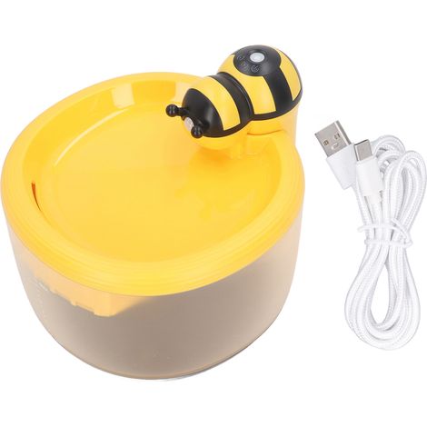 Fontaine à eau pour chats 2.2L, pompe silencieuse avec capteur automatique, distributeur sans fil pour animaux (1/5)