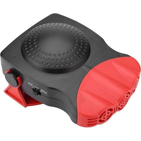 Riscaldatore per auto, ventilatore di riscaldamento per auto 12 V 150 W, sbrinamento del parabrezza, antiappannamento, riscaldamento in ceramica rossa (1/5)