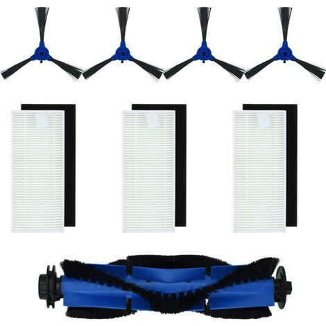 Lntyq Accessoires pour Eufy Robots Aspirateur Set de brosses et filtres pour Eufy Robots RoboVac 11S RoboVac 30 RoboVac 30C RoboVac 15C (1/5)