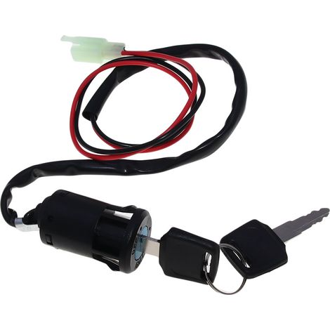 Motorcycle modification parts, 70cm total length, 2-wire electric mini four-wheeler, mini off-road electric door lock, universal heating. (1/5)