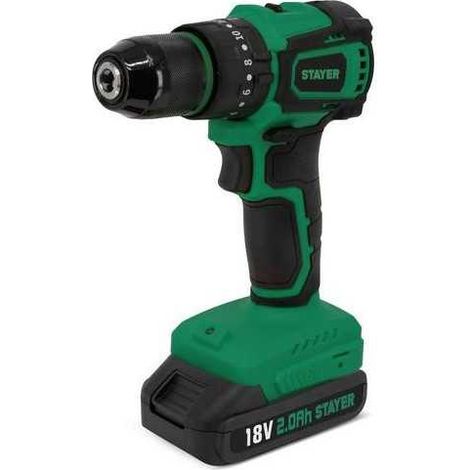 Taladro/percutor/atornillador 18V brushless 1.3895 STAYER