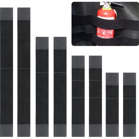 8 Pièces Organisateur Coffre Voiture Rangement Sangles Organisateur de Coffre pour Attacher Objets Voiture, Rangement de Coffre, 23 cm 34 cm 46 cm 54 cm (1/5)