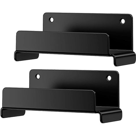 Support mural pour échelle télescopique – Acier avec revêtement protecteur garage - 2pcs (1/5)