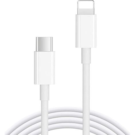 Câble de chargement USB-C pour iPhone de 2 m, charge et synchronisation rapides, câble USB Type-C vers Lightning (1/3)