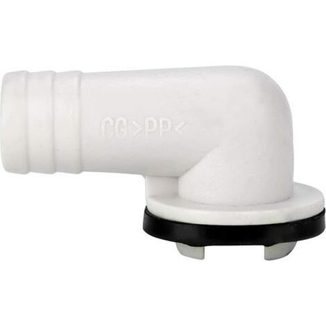 Connecteur Tuyau Évacuation Climatisation - Coude 90 Degrés Diamètre 19mm - Matériau ABS Résistant - Pour Installation Domestique Et Commerciale - Lot De 1 (1/5)