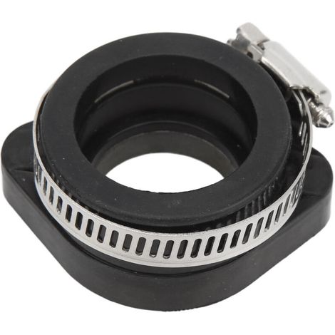 Adattatore collettore di aspirazione per carburatore moto in gomma nera per KEIHIN KOSO OKO 47-28mm/1.85-1.1in - Crezuo
