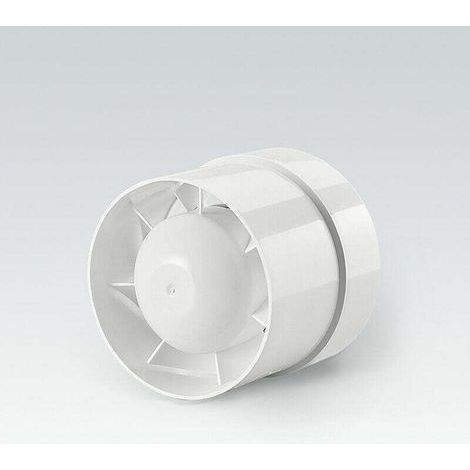 Extracteur d'air axial écoénergétique 100 mm 12 W/130 m³ pour conduits intégrés : salle de bain, cuisine, cave (1/4)