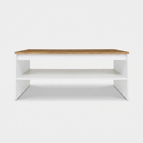 Mesa de centro para salón con estante fijo Holten (1/4)