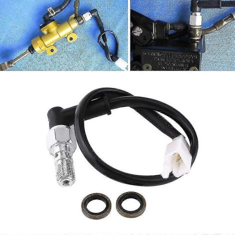 Interrupteur universel de feu arrière hydraulique pour moto, pression de frein, taille : M10 1 mm (1/4)