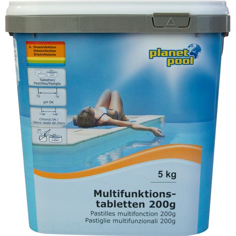 Planet Pool - Langzeit-Multifunktions-Tabletten 200 g, 5 kg (1/4)