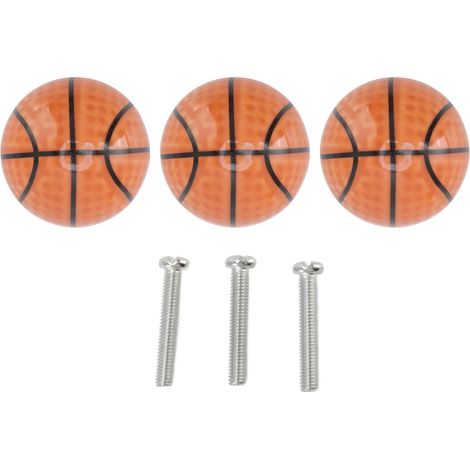 Set Basketball Schrankknöpfe Küche Zuhause Griffe Kugelform Einzelloch Schublade Keramikgriff (1/5)
