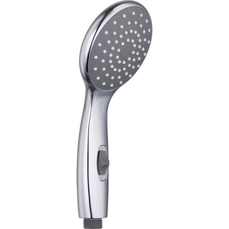 Cabezal de ducha con parada de agua cromado de 1 chorro NAVAE by Eurosanit