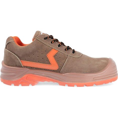 Paredes Carbono Sicherheitsstiefel Braun Orange Komfort