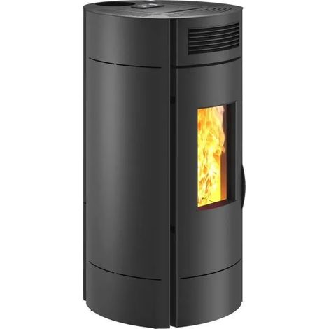 Invicta Lodi 6 Pelletsheizung schwarz modern dicht (1/3)