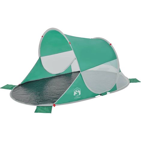 vidaXL Tienda de playa pop-up impermeable verde agua (1/2)
