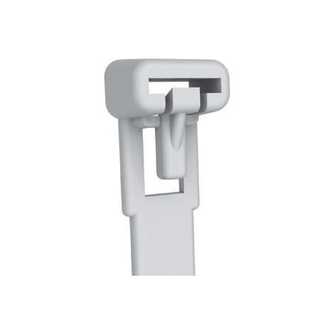 TECHLY Fascette Fermacavi con Linguetta 150x7,6mm in Nylon 100pz Bianco (1/5)