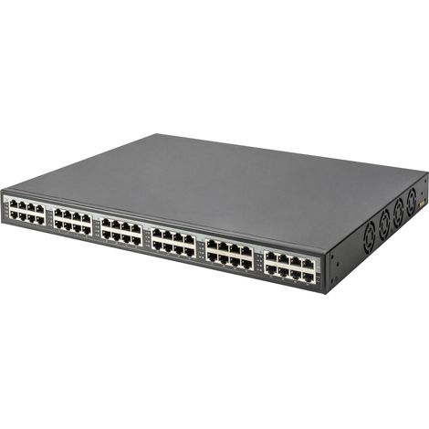 Adaptateurs CPL DIGITUS Injecteur Gigabit PoE+ 24 ports DIGITUS Entrée de 24 ports sortie de 24 ports + PoE Bloc d’alimentation de 270W (1/3)