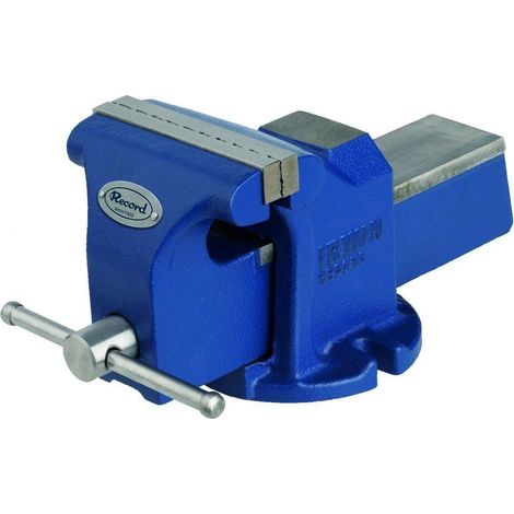 IRWIN Record Pro-Entry Mechanics Vice 100mm (4in) - Hardened Steel Jaws (1/3)