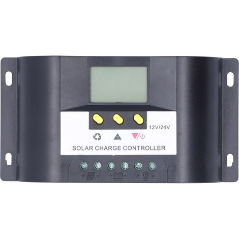 Intelligenter Solarladeregler mit einstellbaren Timer-Steuerungsmodi und LCD-Display für 20-A-Gleichstromlasten (1/5)