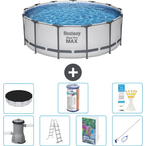 Bestway Steel Pro MAX Rund - 427x84 cm - 8-teilig S542