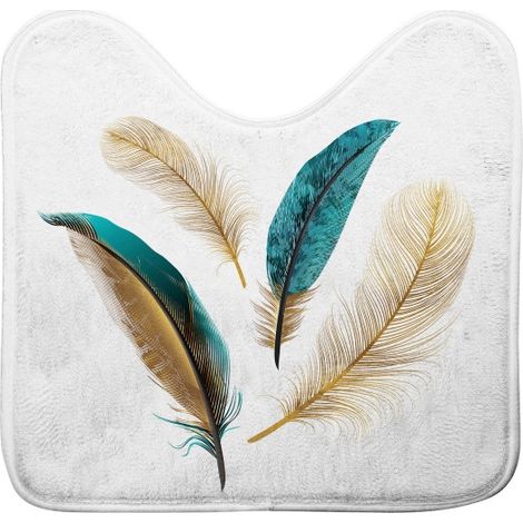 Tapis de bain avec motif doré, PLUMISS, 45 x 45 cm (1/4)
