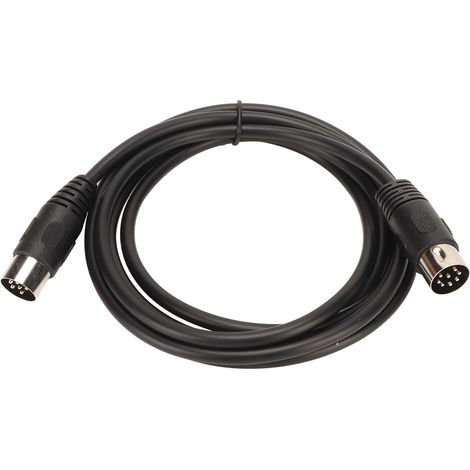 Câble de connexion mâle 8 broches DIN vers mâle 6 broches DIN, plug-and-play pour signal audio et données, longueur 1,8 mètre. (1/5)