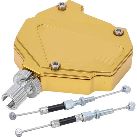 Levier d'embrayage universel doré pour moto Système de câble facile à tirer Accessoires pour moto en alliage d'aluminium