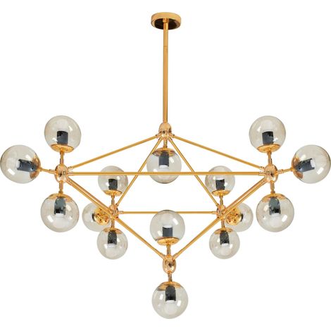 Pendant Lamp TOOLIGHT APP267-15C Metal Glass Balls 15-light points E27