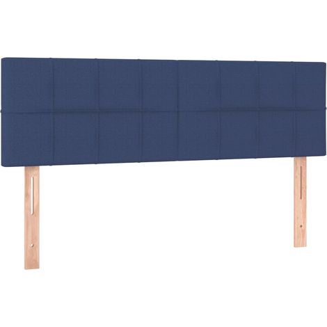 Maison Exclusive - Têtes de lit Bleu 144x5x78/88 cm Tissu