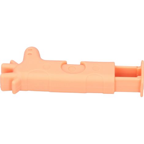 Pinces de Sac Anti-Humidité Girafe - Forte Adhérence pour Conserver Aliments, Snacks, Pain - Orange