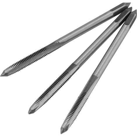 Jeu de 3 tarauds manuels en acier à roulement M3/M4/M5 (M5) (1/5)
