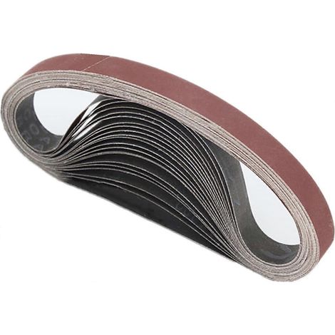 Bandes abrasives 1/2 x 18 pouces, grain 60, paquet de 50 - Rouleaux de papier de verre pour le polissage du bois et du métal (1/5)