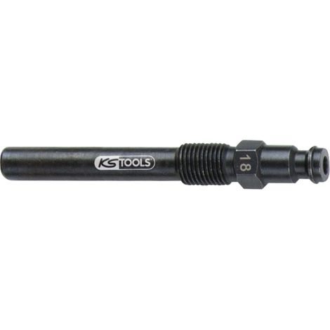 KS Tools Glühkerzen Adapter, M10x1,0 mit Außengewinde, Länge 75 mm