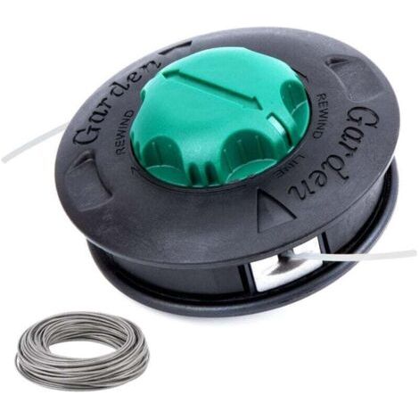 Green Mobility-Tête de débroussailleuse  Load E Go, OLEOMAC, 130 mm, M 10 x 1,25 F, tête de débroussailleuse universelle en métal, compatible avec toutes les débroussailleuses Stihl, Husqvarna et Stig (1/4)