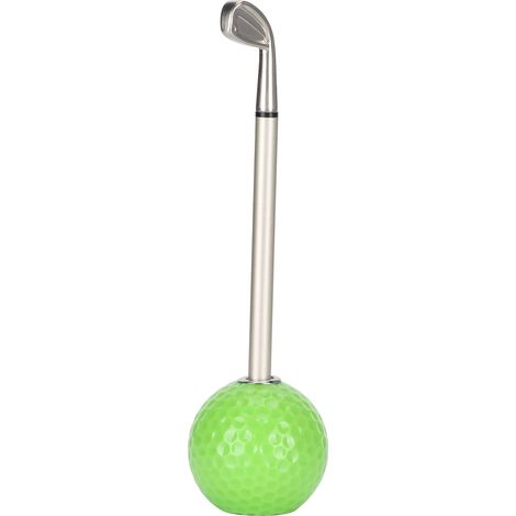 Porte-stylo multifonctionnel décoratif en forme de balle de golf pour bureau (vert)