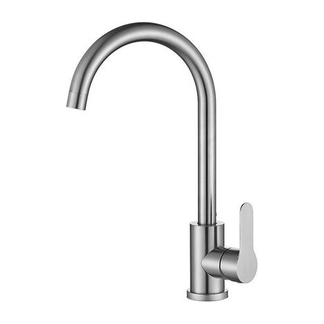 Ahlsen Grifo individual ajustable para fregadero de agua fría y caliente, mezclador de 360° para cocina (1/5)
