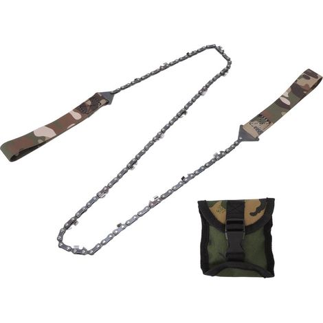 Scie à Chaîne Pliable de Poche 36 Pouces - Scie Manuelle Portative à Dents Fines pour Survie et Camping (1/5)