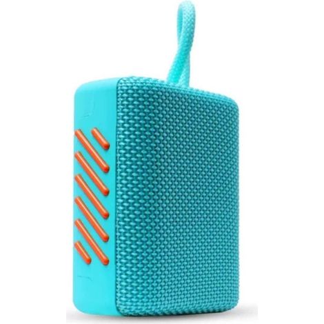 Enceinte Bluetooth GO 3, vert-bleu, avec 3 heures d'autonomie, idéale pour écouter de la musique partout. (1/4)