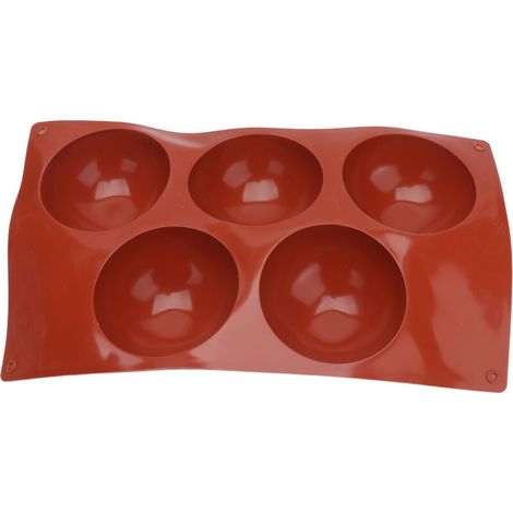 Moule à Chocolat, Hémisphère Silicone Moule 3D Inodore pour Faire des Gâteaux pour Faire de la Pâtisserie pour Faire du Chocolat (1/5)