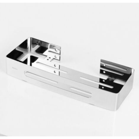 1PC Silver, Shower Shelf, Shiny Stainless Steel, for Shampoo, 4.5 x 31 x 12 cm, Hanging Rack (1/5)