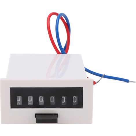 Compteur électromagnétique 6 chiffres haute vitesse, compteur d'impulsions électronique précis pour machines chimiques et textiles, 220 V CA