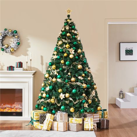 Homevive Artificial Christmas Tree Lush 214 cm,1050 Branches PVC (1/5)