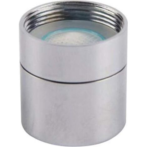 Aérateur de robinet à double fonction, économie d'eau, raccord de robinet en cuivre avec filtre à jet doux et puissant mousseur (intérieur - cuivre) (1/5)